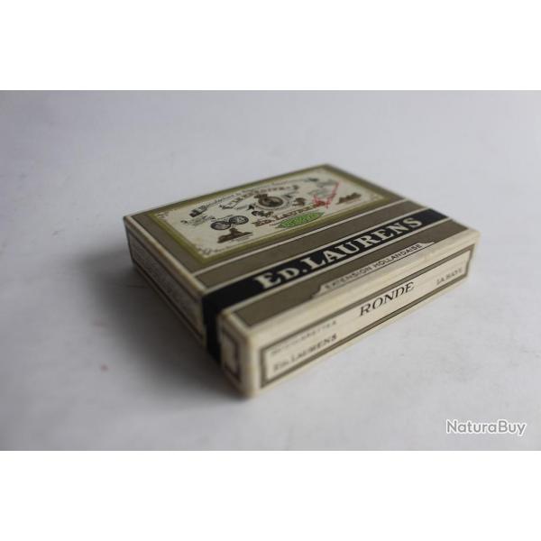 Boite a cigarettes ED.LAURENS Khdive Ronde Extension Hollandaise tabac
