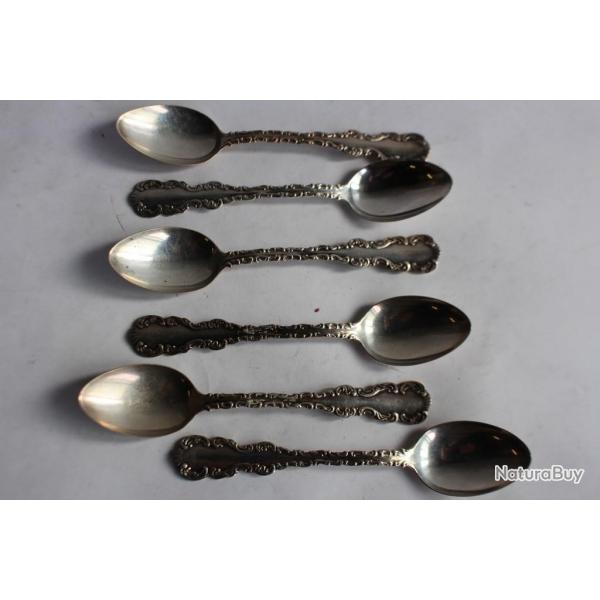 Six petites cuillres argent Art de la table