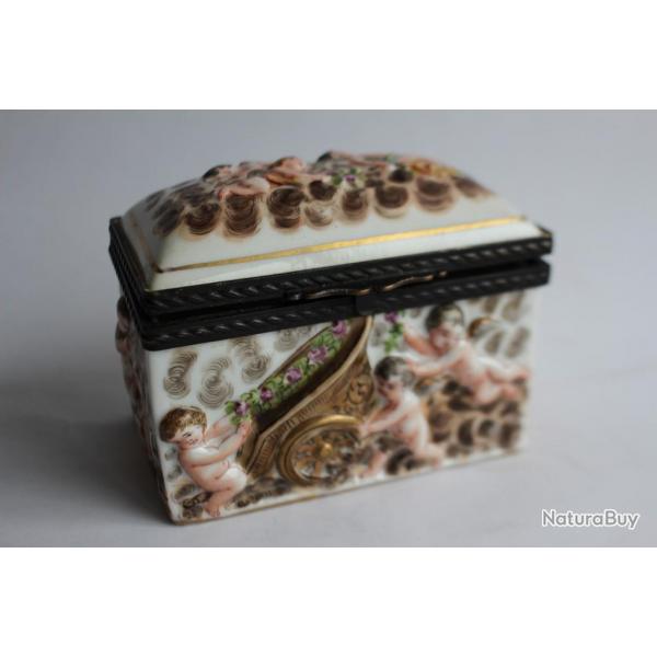Boite porcelaine Capodimonte