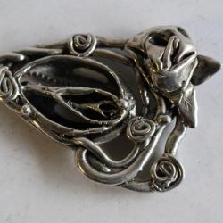 Bijoux pendentif argent vintage