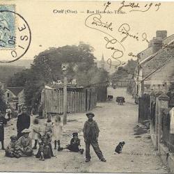 CREIL - OISE - CPA - Rue des hauts Tufies