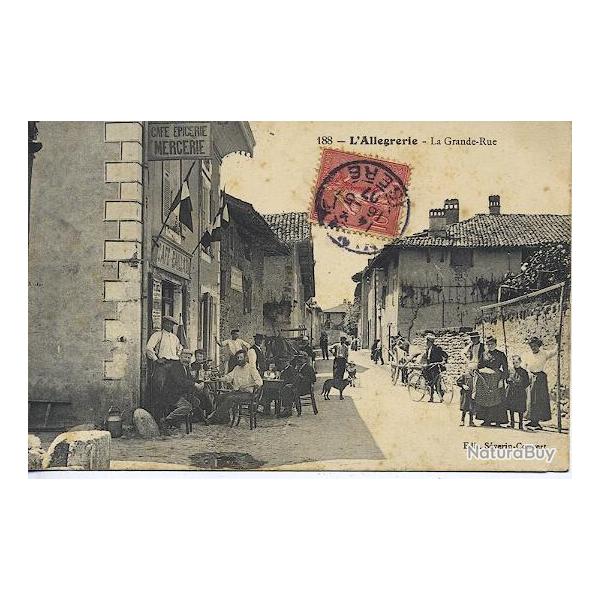L'Allgrerie VINAY - Isre - CPA la grande rue