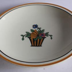 Plat creux céramique Art deco JEAN LUCE