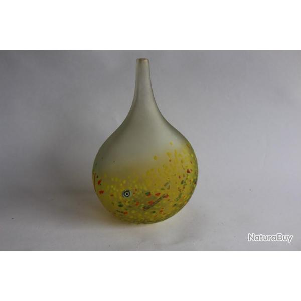 Vase verre MDINA Yellow Fantasy