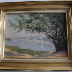 Tableau René PRINTEMPS Vue de Blois