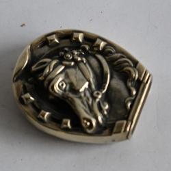 Boite a feu boite d'allumettes pyrogène fer a cheval E.Q.