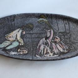 Plat céramique MABYJO'S Musarra VALLAURIS