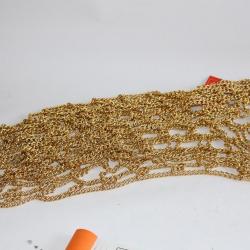 Écharpe aluminium Design 1970 Jewellery Adrien Mann England