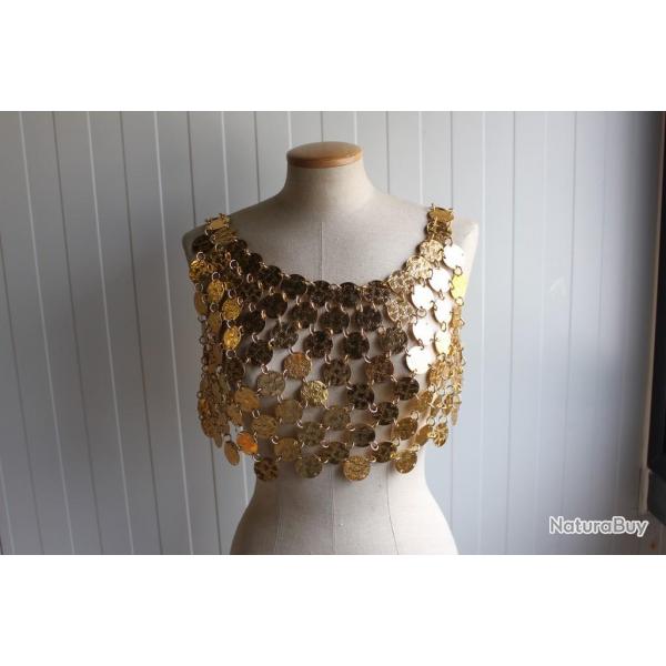 Gilet aluminium Design 1970 Jewellery Adrien Mann England