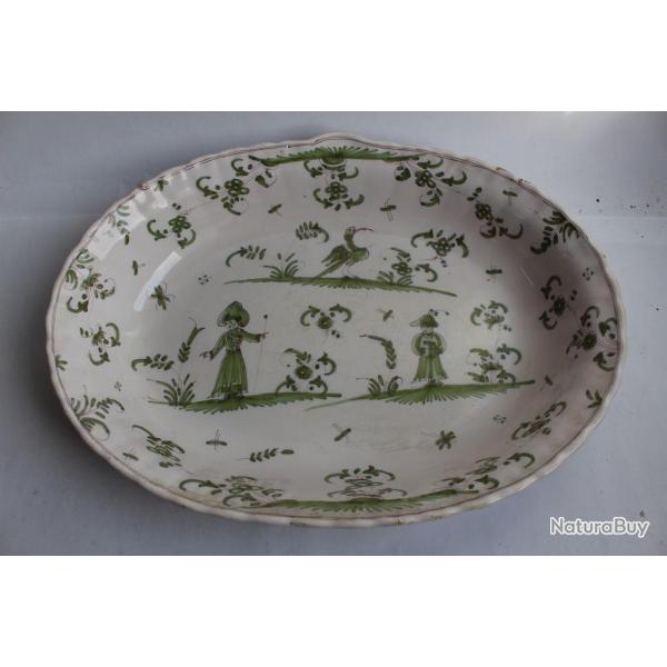 Bassin En Faence De Moustiers XVIIIe Sicle
