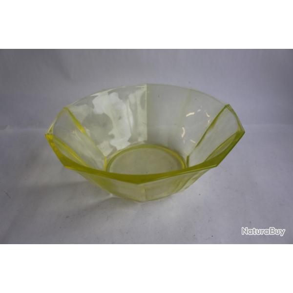 Coupe en verre  l'urane (Ouraline) Art de la table