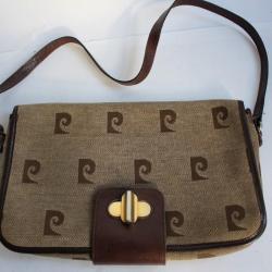 PIERRE CARDIN Sac à main toile monogramme vintage