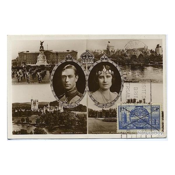 Carte-maximum France n 400 Souverains Britanniques