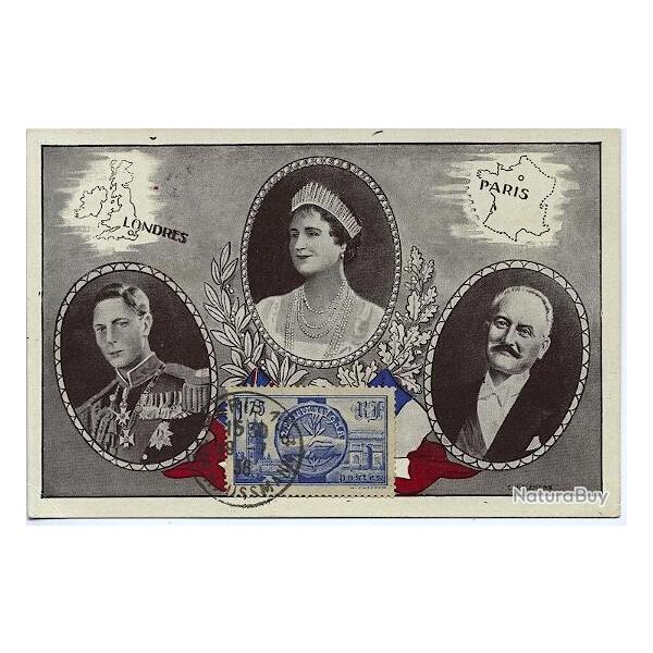 Carte-maximum France n 400 Souverains Britanniques
