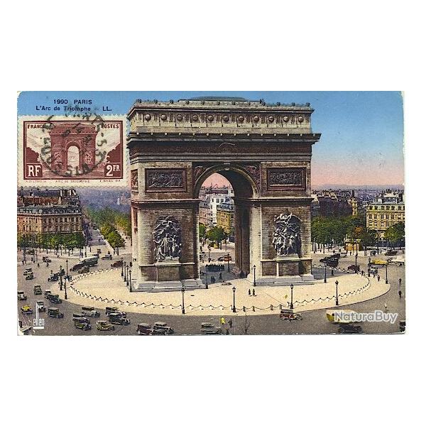 Carte-maximum France n 258 - Arc de Triomphe