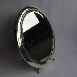 Grand miroir psyché XIXe siècle argent