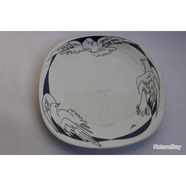 Assiette porcelaine Langenthal Suisse Hans Erni The Bradford Editions