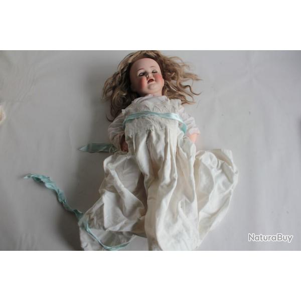 Poupe ancienne K&R Simon & Halbig tte porcelaine