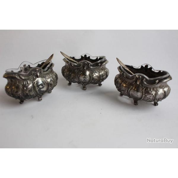 Trois salires argent Art de latable