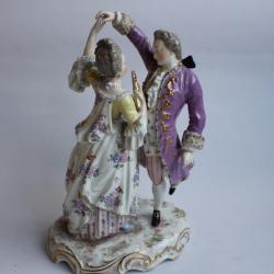 Statuette porcelaine de PARIS SAMSON couple de danseurs