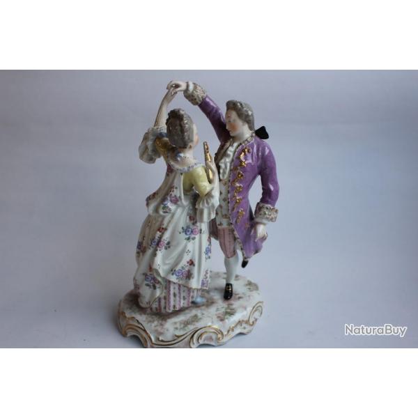 Statuette porcelaine de PARIS SAMSON couple de danseurs