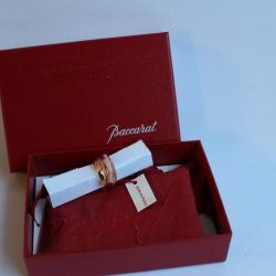 BACCARAT Bague Coquillage cristal miel or 18K