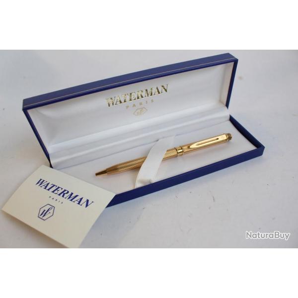 Stylo bille plaqu or WATERMAN