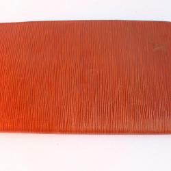 LOUIS VUITTON Porte répertoire cuir épi marron