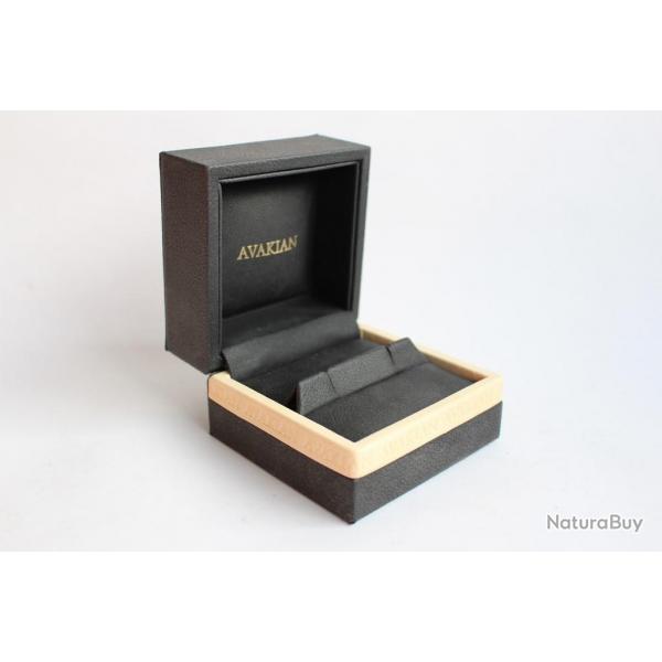 Boite a bijoux AVAKIAN boucles d'oreilles ou boutons de manchettes