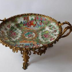 Coupe porcelaine de Chine Famille rose