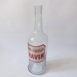 Carafe/bouteille crème de cassis CHAVIN Bistrot Publicité