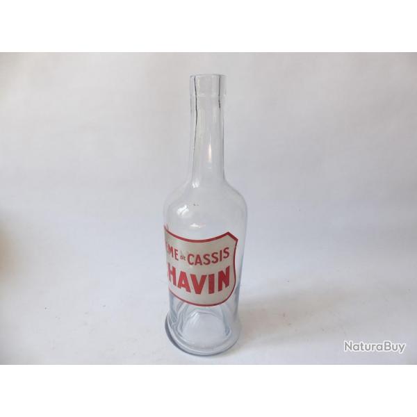 Carafe/bouteille crme de cassis CHAVIN Bistrot Publicit