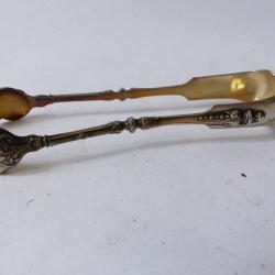 Pince à sucre argent massif France