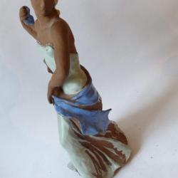 Statuette femme terre vernissée KARLSRUHE 6131