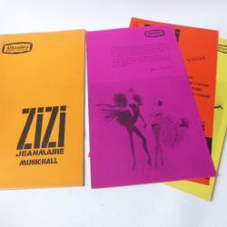 Programme de l'Alhambra Maurice Chevalier ZIZI JEANMAIRE