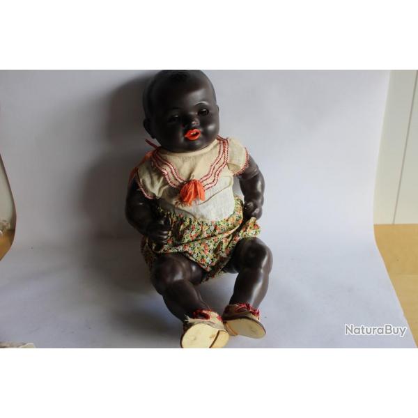 Poupon noir KRAMER & REINHARDT Germany poupe Jouets