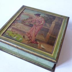 Boite tôle lithographiée Biscuits PERNOT 1900