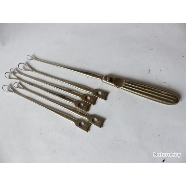 Curettes utrines tranchantes instruments de mdecine
