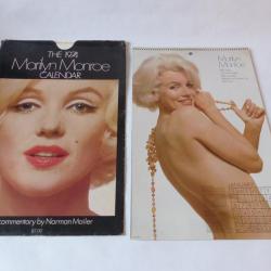 Calendrier collection 1974 Marilyn MONROE Actrice Cinéma