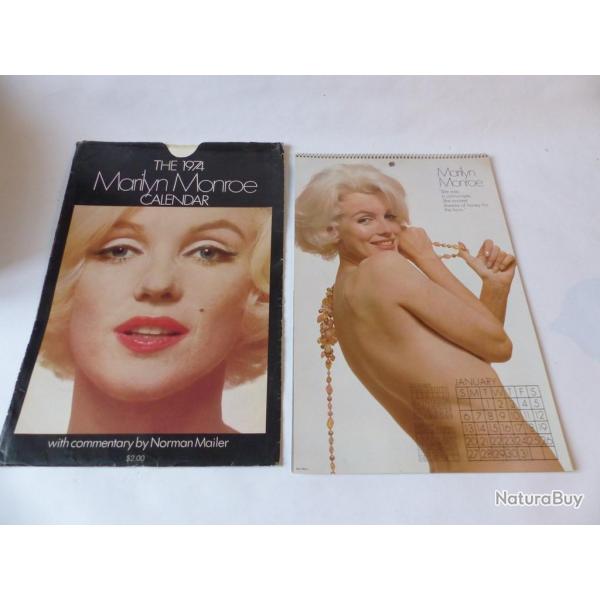 Calendrier collection 1974 Marilyn MONROE Actrice Cinma