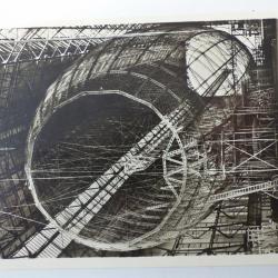 CPA dirigeable carcasses