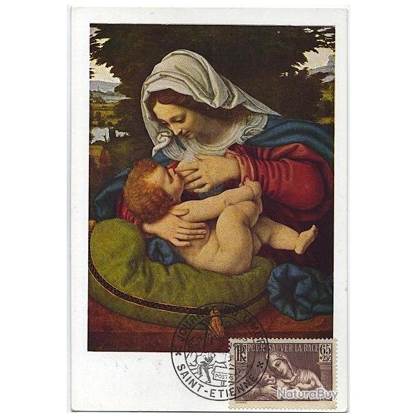 Carte-maximum France n 356 - Pour sauver la race