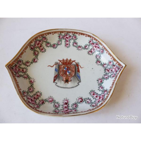 Ancien ravier porcelaine armori Antiquits Art de la table