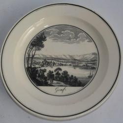 Assiette Faïence Genf Genève Zeli Suisse Art de la table