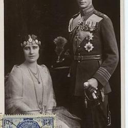 Carte-maximum France n° 400 Souverains Britanniques