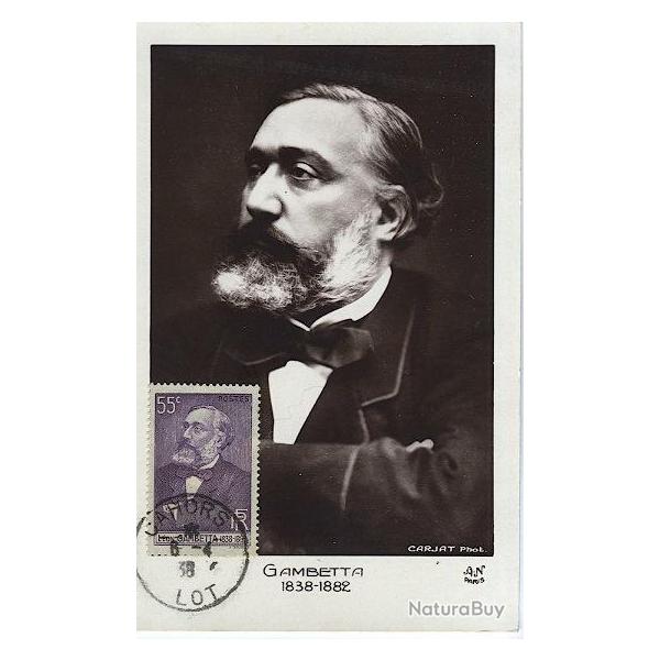 Carte-maximum France n 378 - Gambetta