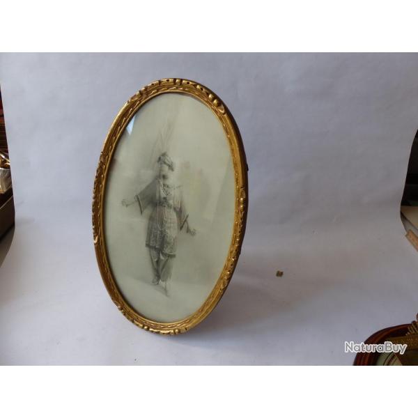 Cadre porte-photo photographie femme Art dco