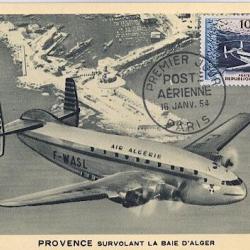 Carte-maximum France PA n°33 Provence Avion-cargo