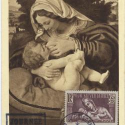 Carte-maximum France n° 356 - Pour sauver la race