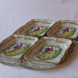 Raviers sur plateau en porcelaine de Mehun Art de la table